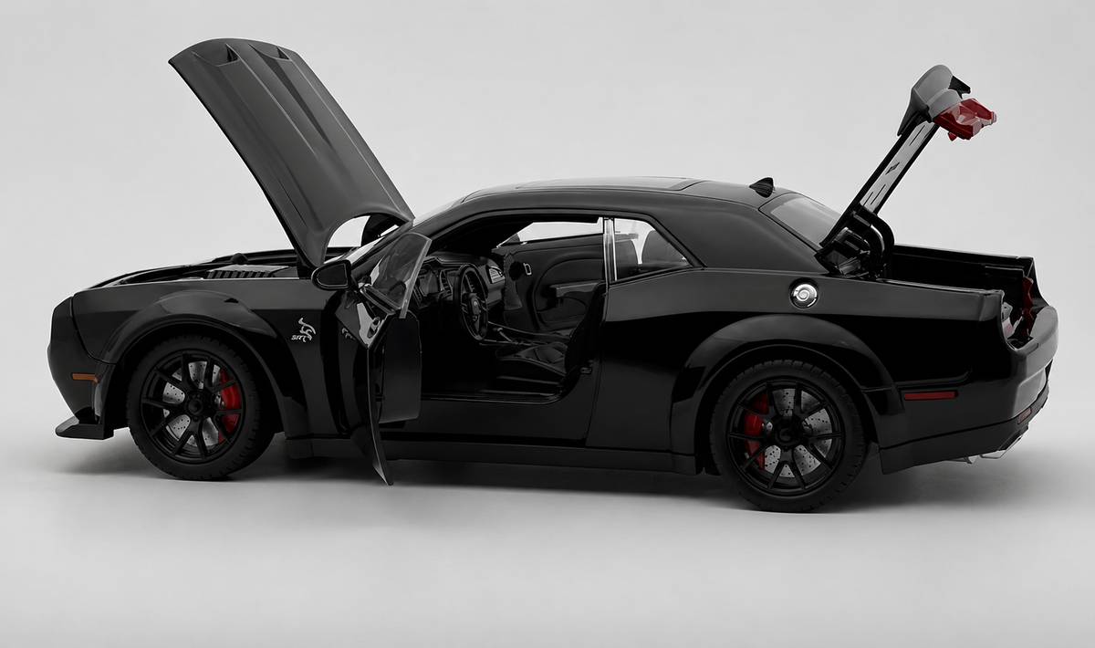 Dodge Challenger SRT Demon V8 1:18 diecast scale model car - Big Size