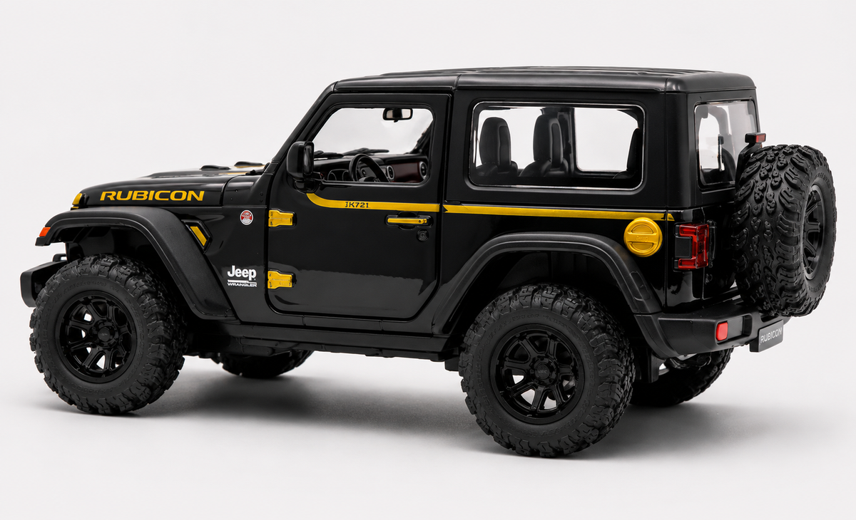 Jeep Wrangler Rubicon 1:24  diecast scale model car