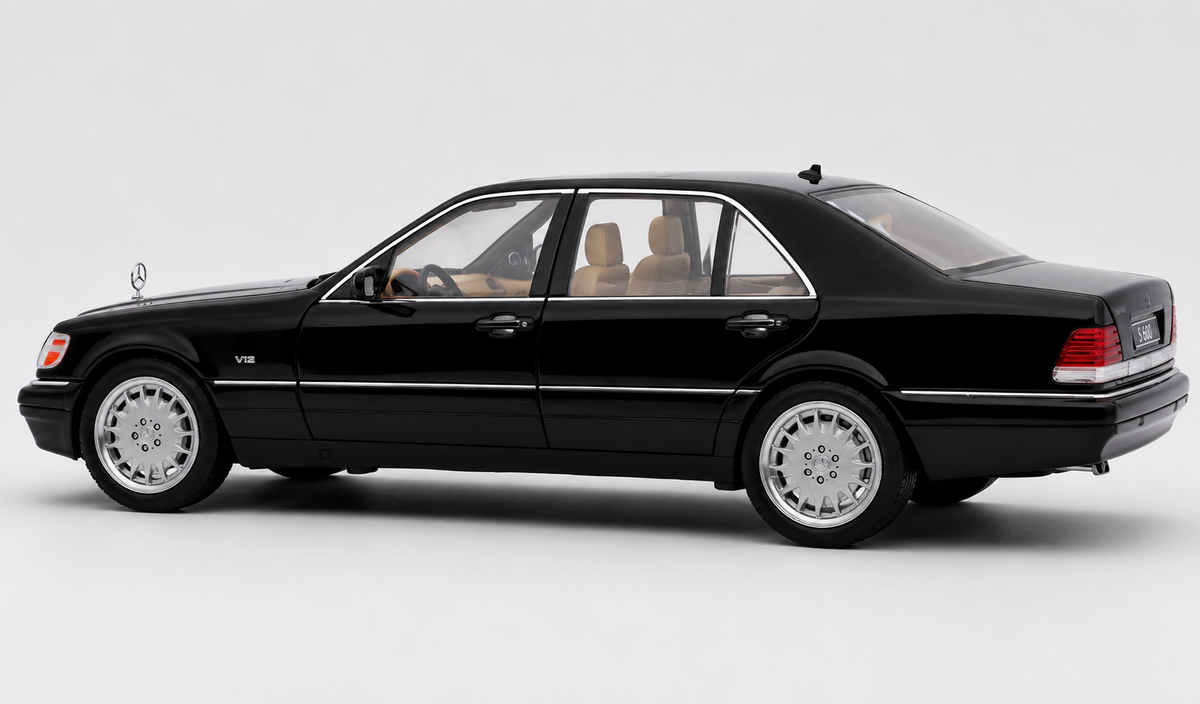 Mercedes-Benz W140 S-Class 1:18 diecast scale model car - Big Size
