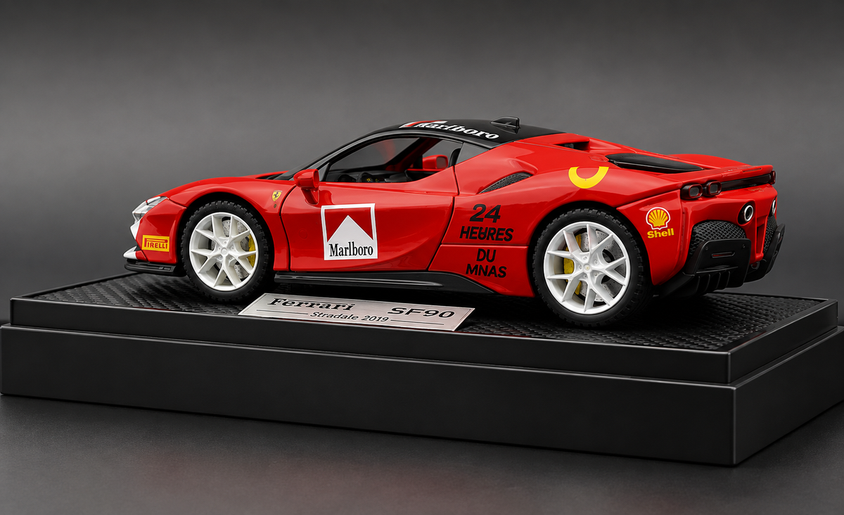 Ferrari SF90 Marlboro Race 1:24  diecast scale model car miniature