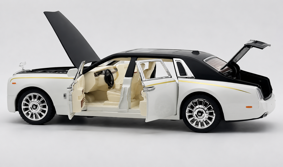 Rolls Royce Phantom VIII 1:18 diecast scale model miniature car - Big Size