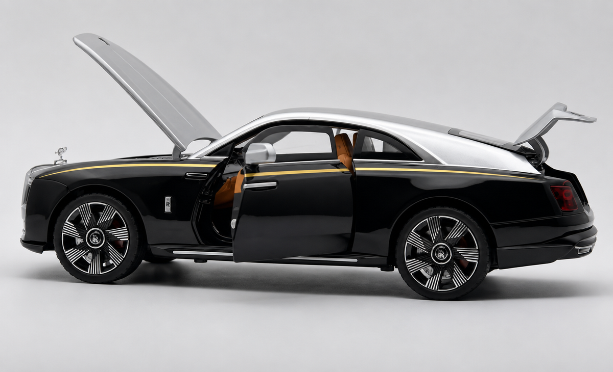 Rolls Royce Spectre 1:18 diecast scale model car collectible - Big Size