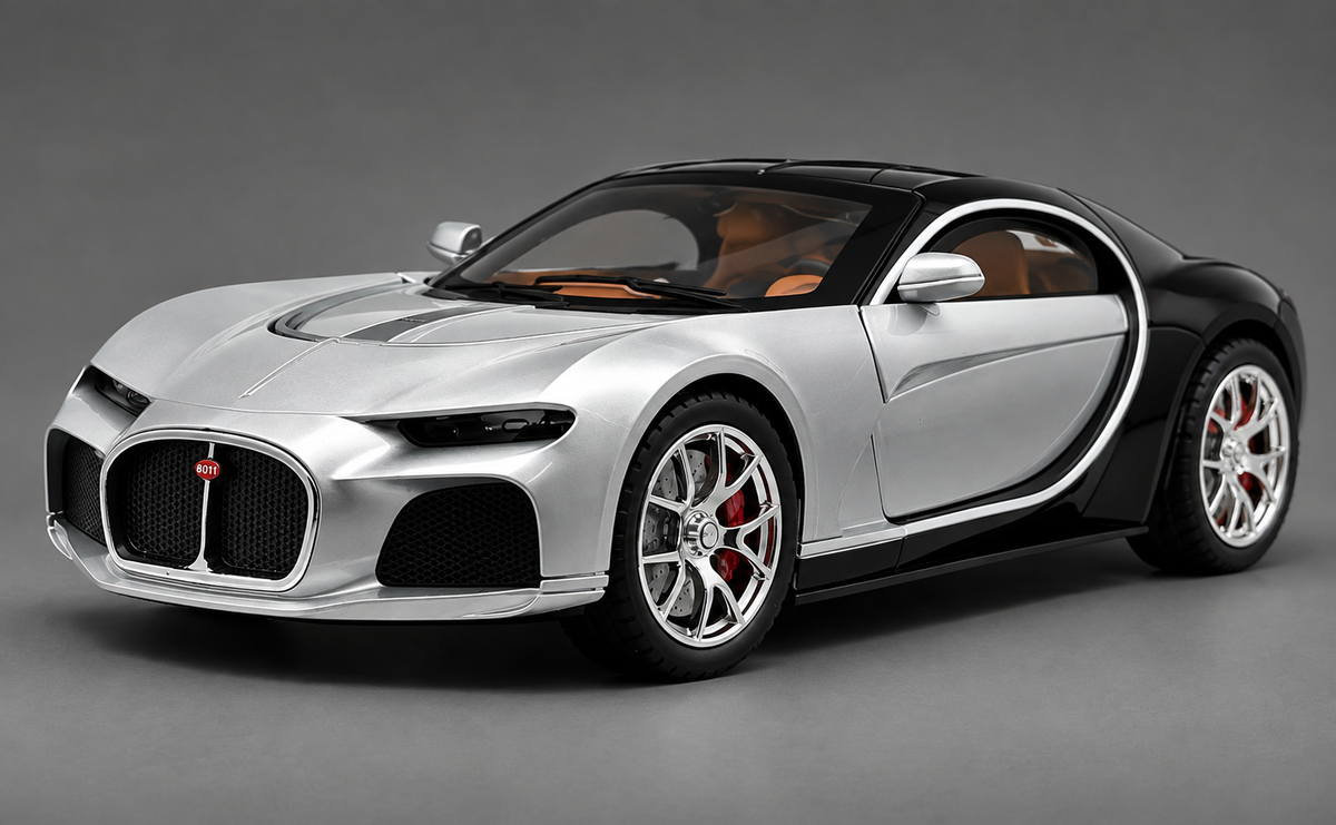 Bugatti Atlantic 1:18 diecast scale model car - Big Size