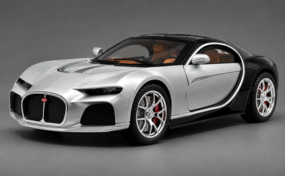 Bugatti Atlantic 1:18 diecast scale model car - Big Size