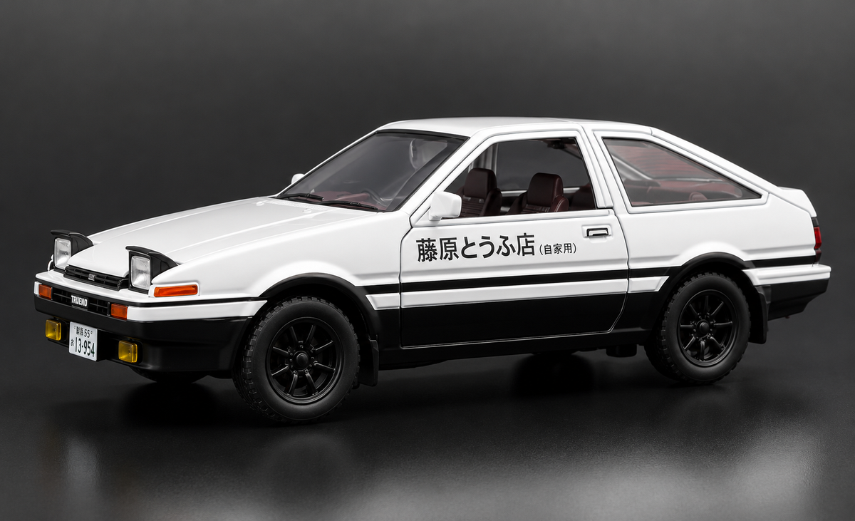 Toyota AE86 1:24 diecast scale miniature car model