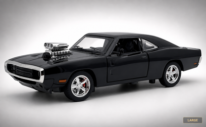 1970 Dodge Charger Fast & Furious 1:18 diecast Scale Model Car - Big Size