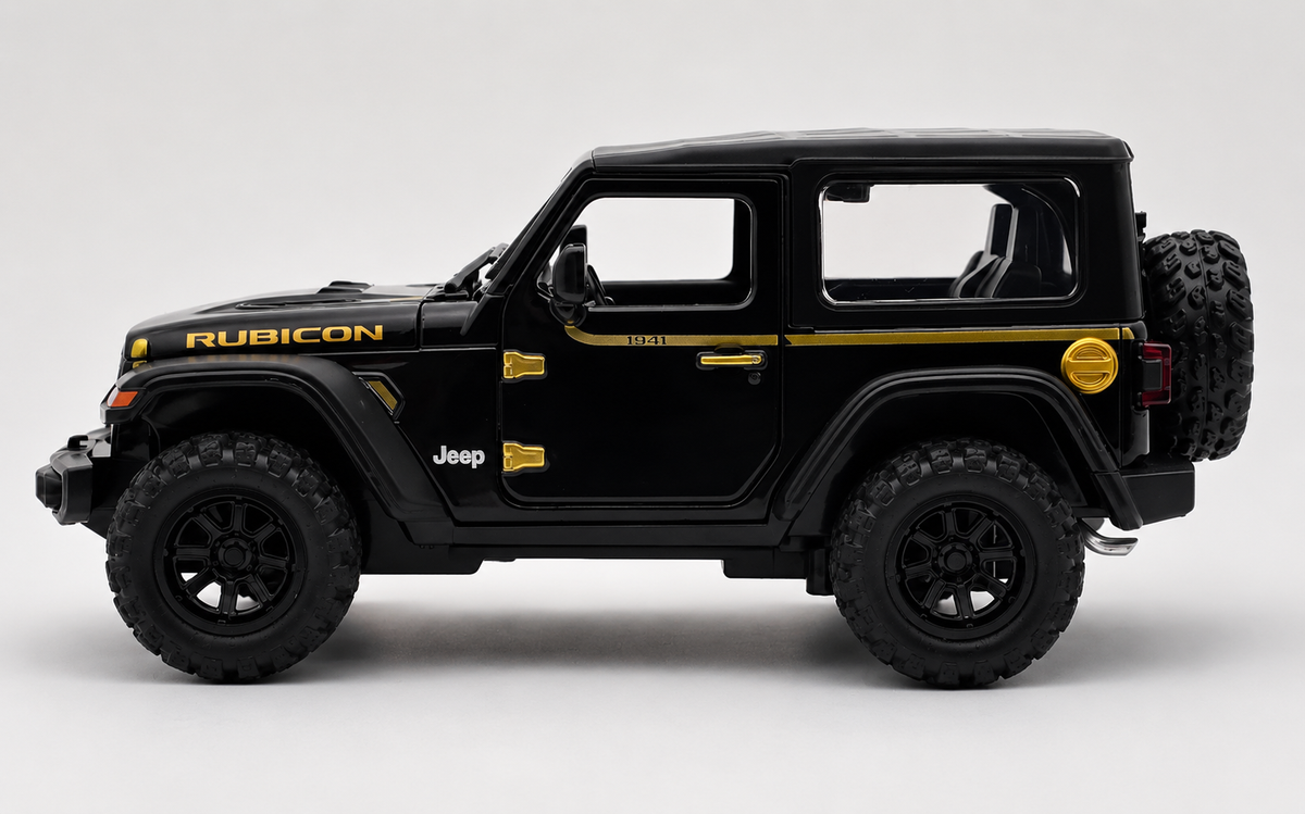 Jeep Wrangler Rubicon 1:24  diecast scale model car