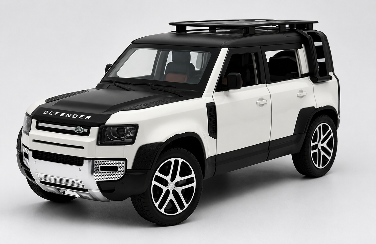 Land Rover Defender 110 1:18 diecast Scale Model car - Big Size