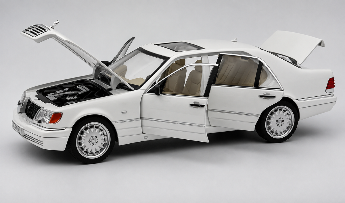 Mercedes-Benz W140 S-Class 1:18 diecast scale model car - Big Size