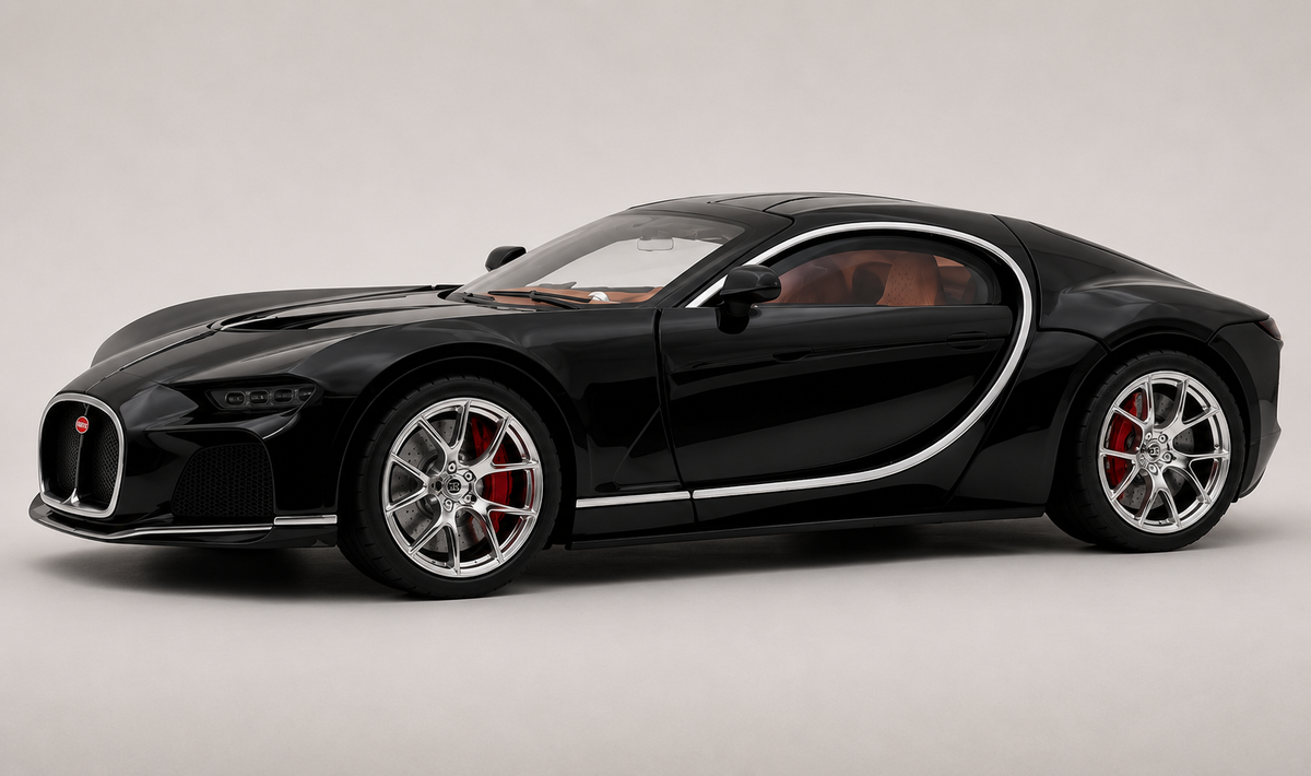 Bugatti Atlantic 1:18 diecast scale model car - Big Size