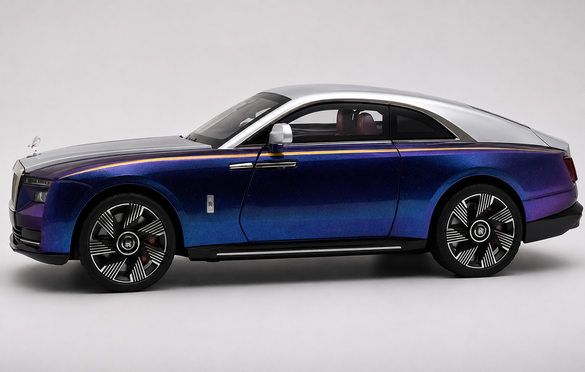 Rolls Royce Spectre 1:18 diecast scale model car collectible - Big Size