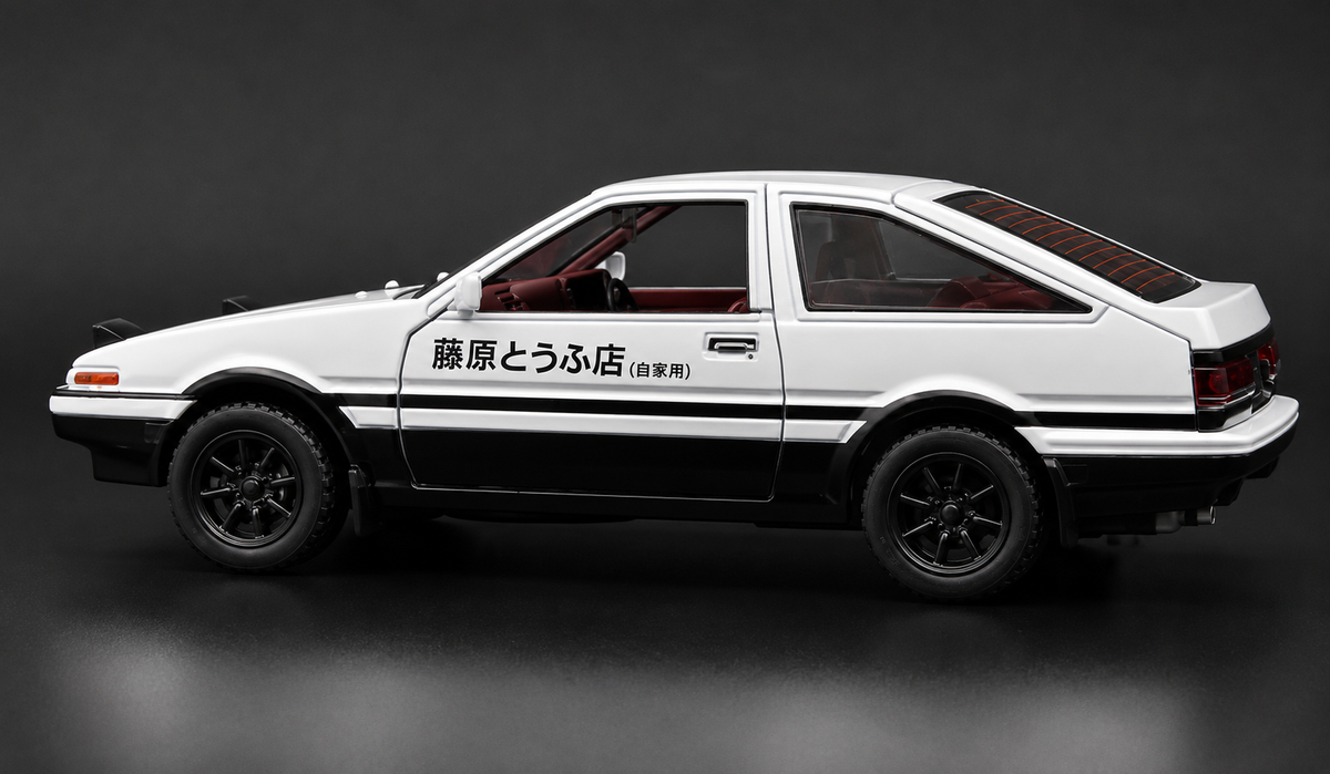 Toyota AE86 1:24 diecast scale miniature car model