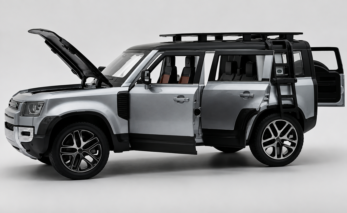 Land Rover Defender 110 1:18 diecast Scale Model car - Big Size