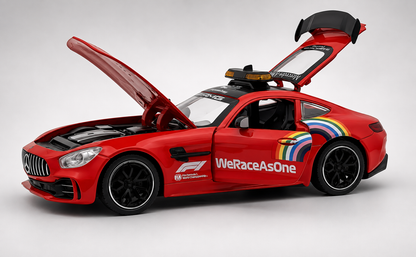 2020 Mercedes-Benz AMG GT-R Safety Car formula f1 1:18 diecast scale model - Big Size