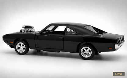 1970 Dodge Charger Fast & Furious 1:18 diecast Scale Model Car - Big Size