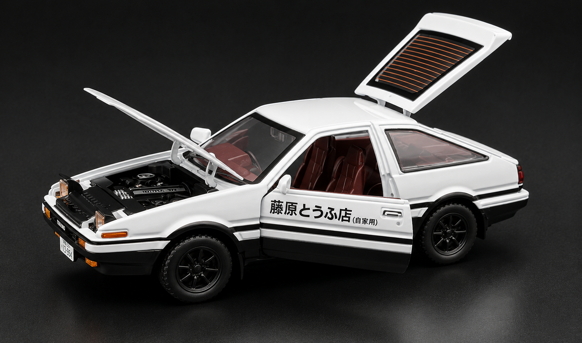 Toyota AE86 1:24 diecast scale miniature car model