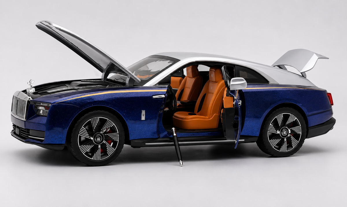 Rolls Royce Spectre 1:18 diecast scale model car collectible - Big Size