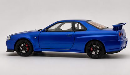Nissan Skyline GT-R R34 Super Model 1:18 diecast scale model car miniature - Big Size