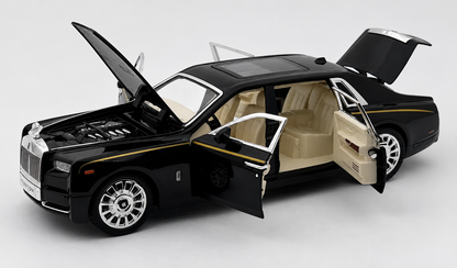 Rolls Royce Phantom VIII 1:18 diecast scale model miniature car - Big Size