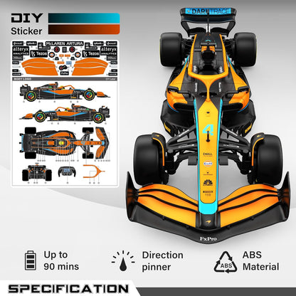 Rastar Authentic Licensed Mclaren F1 Mcl36 RC Car - Detailed Design, 2.4GHz Control | Color :  1:18 Mclaren F1 Mcl36