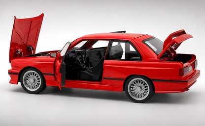 1988 BMW 3 Series M3 E30 1:18 diecast Scale Model car - Big Size