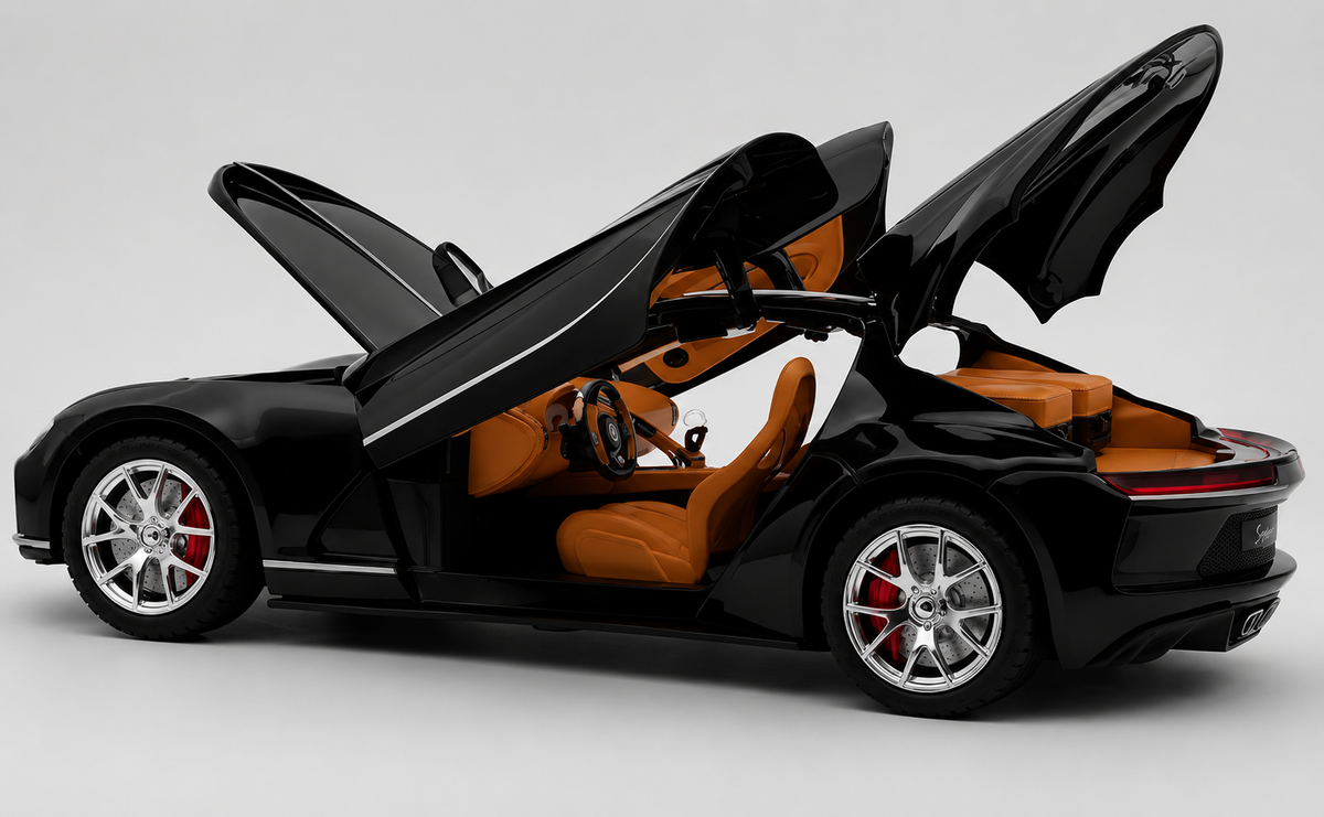 Bugatti Atlantic 1:18 diecast scale model car - Big Size