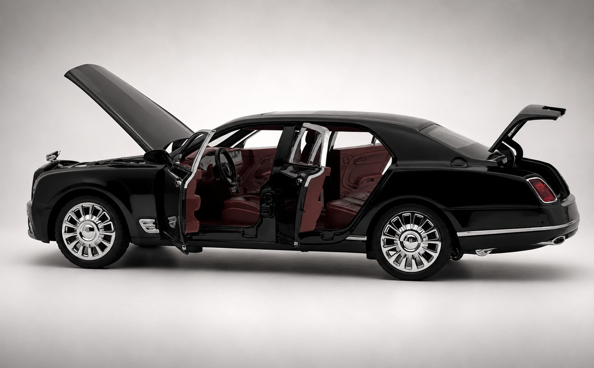 Bentley Mulsanne 1:18 diecast Scale Model Car - Big Size