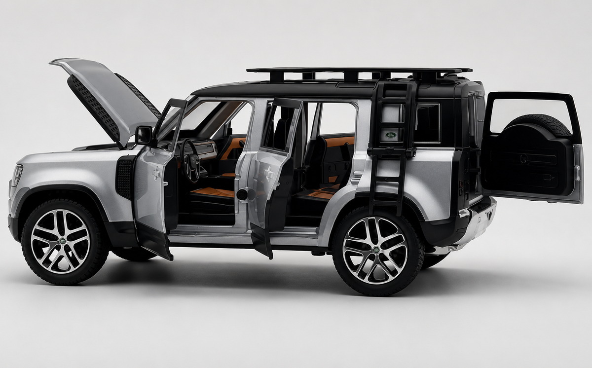 Land Rover Defender 110 1:18 diecast Scale Model car - Big Size