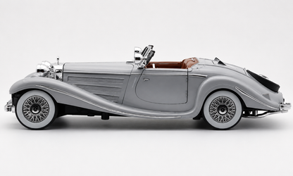 1936 Mercedes-Benz 500K 1:18 roadster  diecast scale model car - Big Size