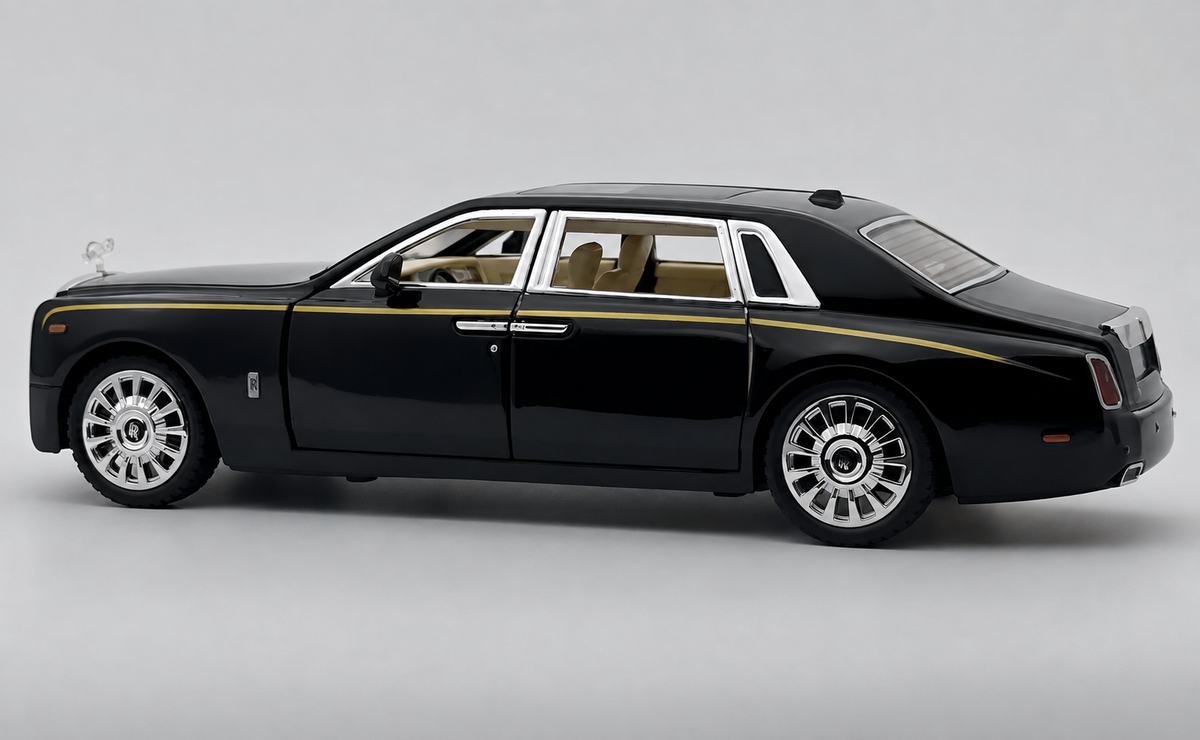 Rolls Royce Phantom VIII 1:18 diecast scale model miniature car - Big Size