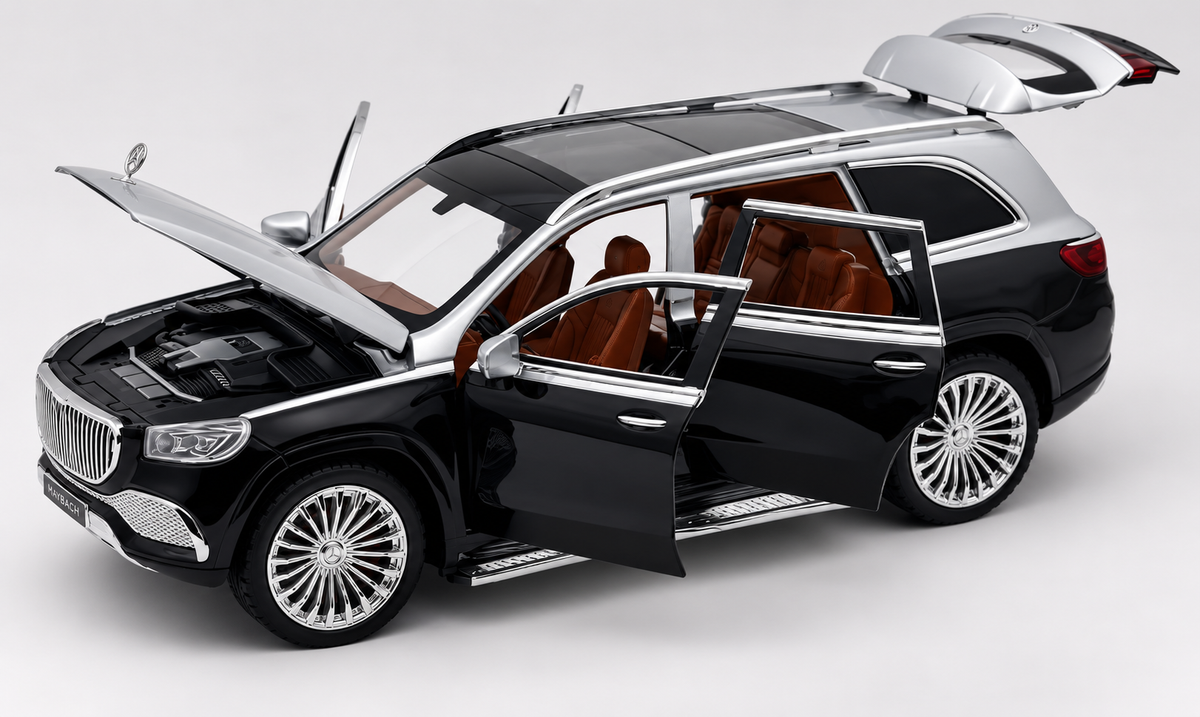 Mercedes-Benz Maybach GLS600 1:18 diecast scale model car - Big Size