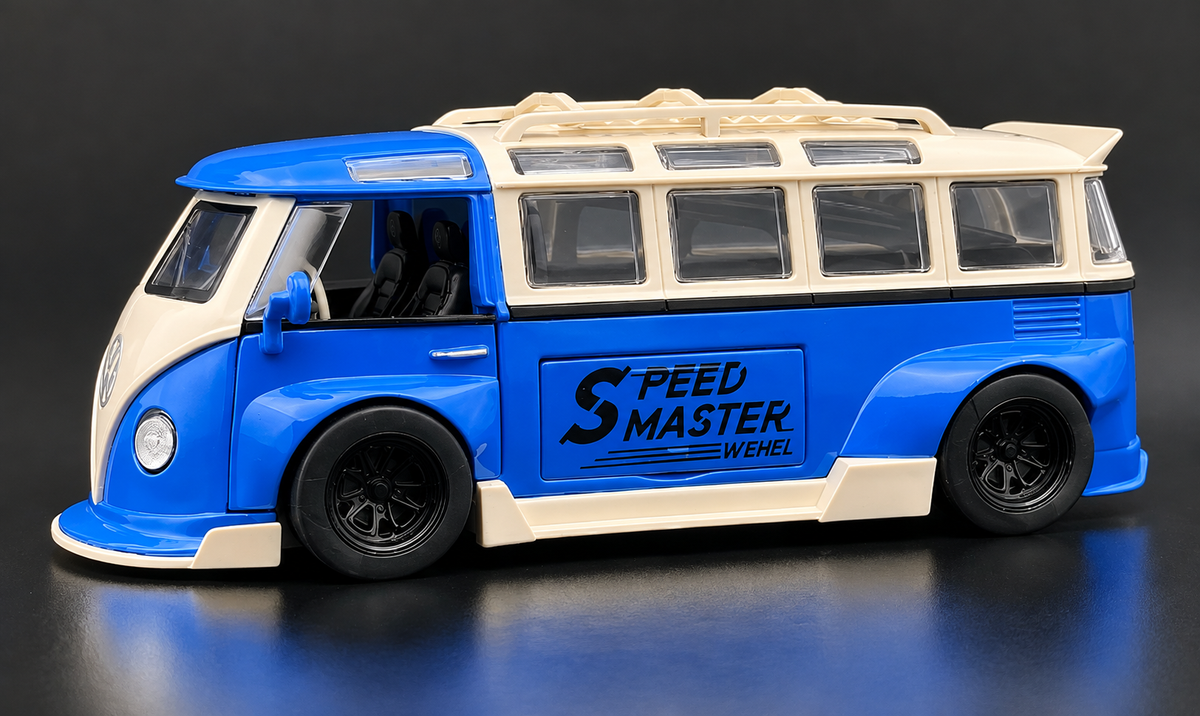 Volkswagen Camping Van 1:24 diecast scale model car collectible | Assorted Colors