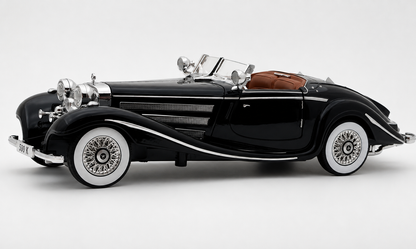 1936 Mercedes-Benz 500K 1:18 roadster  diecast scale model car - Big Size