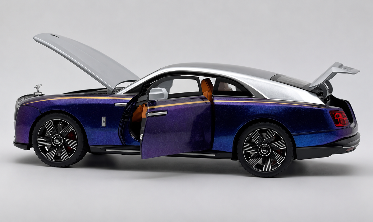 Rolls Royce Spectre 1:18 diecast scale model car collectible - Big Size