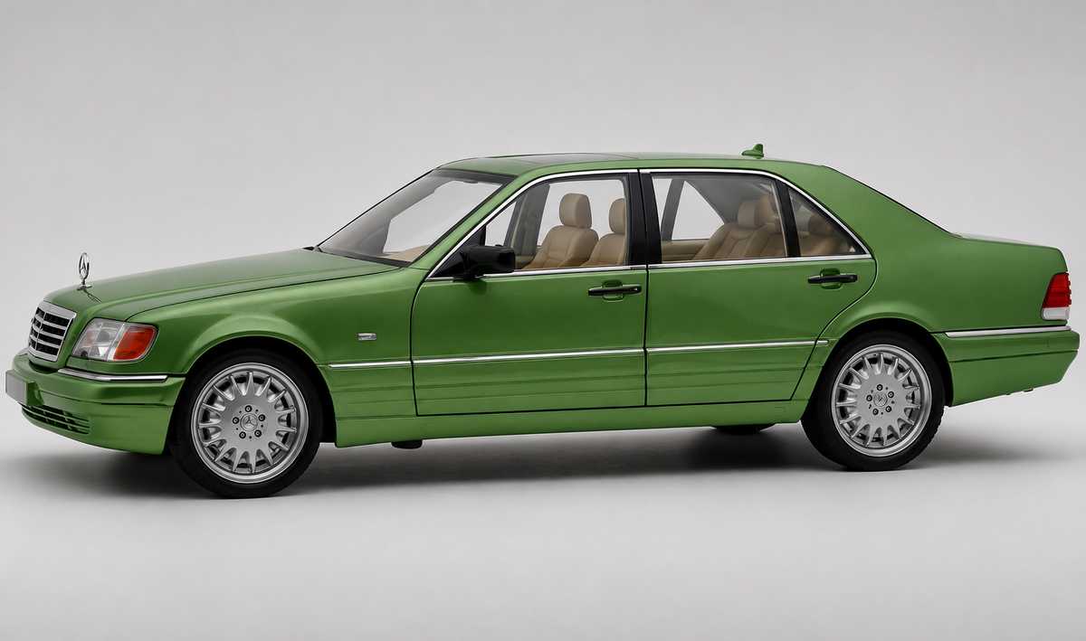 Mercedes-Benz W140 S-Class 1:18 diecast scale model car - Big Size