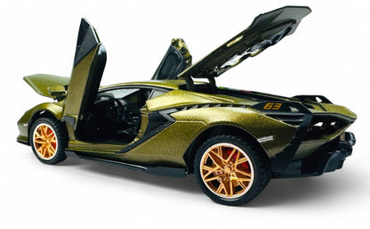 Lamborghini Sian 1:24 diecast scale model car collectible | Assorted Colors