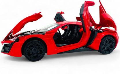W Motors Lykan HyperSport 1:24  diecast scale model car collectible - Assorted Color