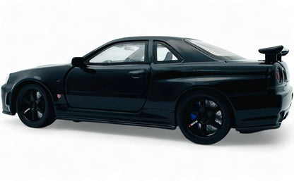 Nissan Skyline R34 GT-R 1:24 diecast scale model car collectible - Multicolor
