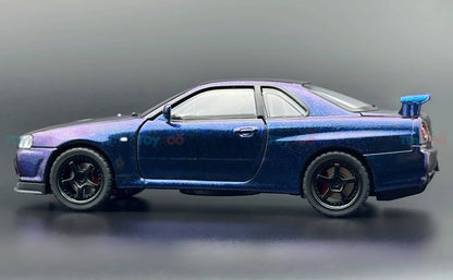 Nissan Skyline GT-R R34 Super Model 1:18 diecast scale model car miniature - Big Size