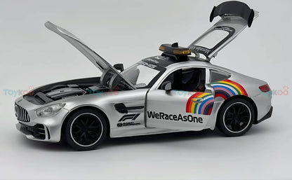 2020 Mercedes-Benz AMG GT-R Safety Car formula f1 1:18 diecast scale model - Big Size