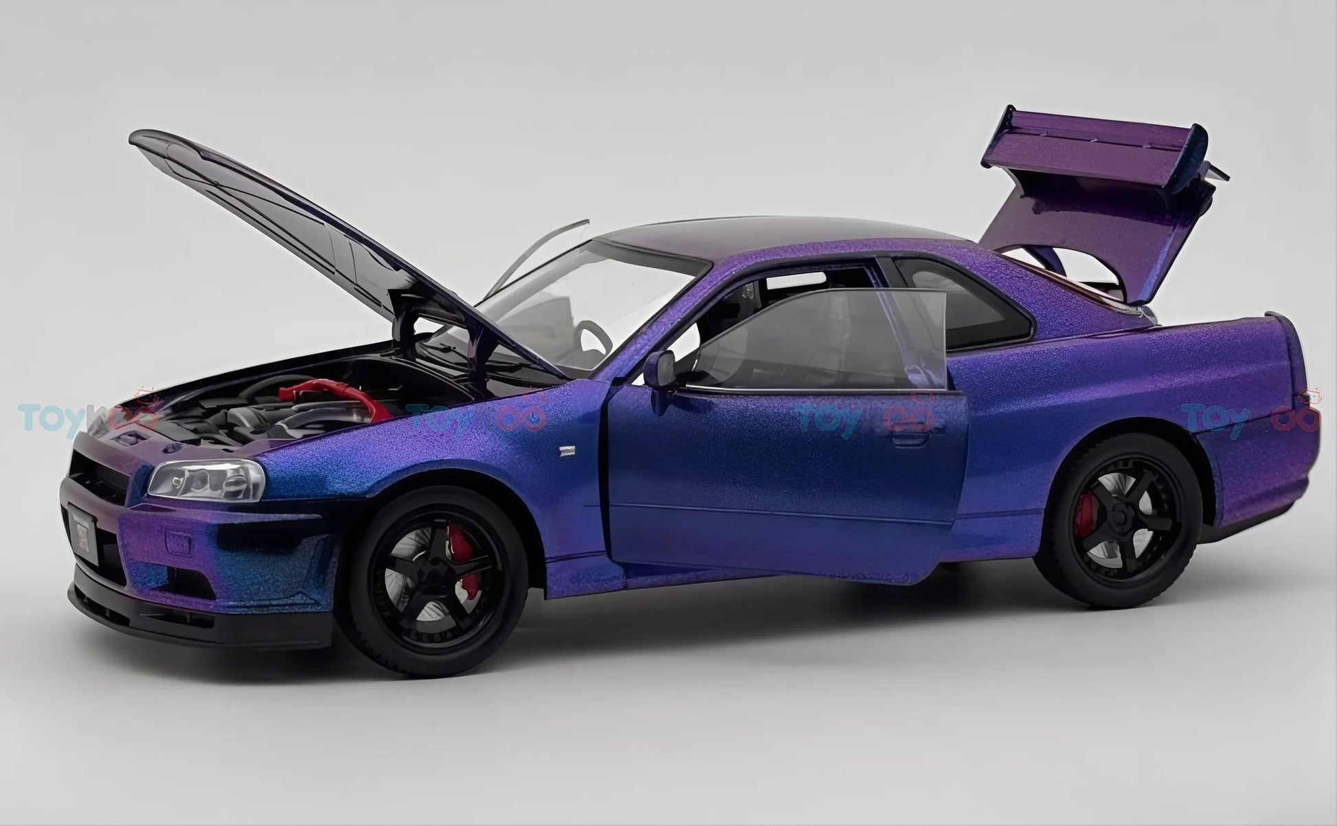 Nissan Skyline GT-R R34 Super Model 1:18 diecast scale model car miniature - Big Size